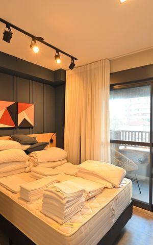 Studio para alugar com 29m², 1 quarto e sem vagaSala/Quarto
