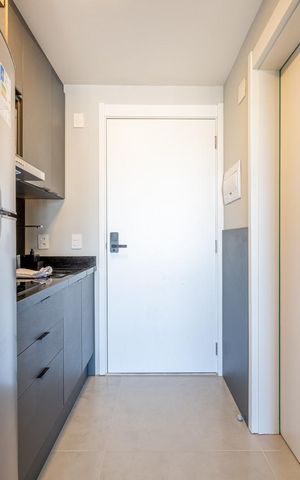 Studio para alugar com 26m², 1 quarto e 1 vaga Studio para alugar com 26m², 1 quarto e 1 vagaCozinha