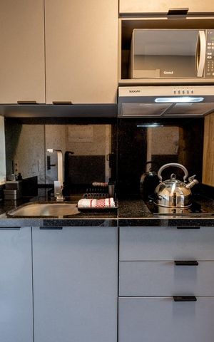 Studio para alugar com 26m², 1 quarto e 1 vaga Studio para alugar com 26m², 1 quarto e 1 vagaCozinha