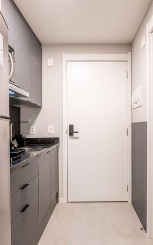 Studio para alugar com 26m², 1 quarto e 1 vaga Studio para alugar com 26m², 1 quarto e 1 vagaCozinha