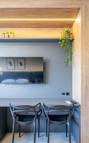 Studio para alugar com 26m², 1 quarto e 1 vaga Studio para alugar com 26m², 1 quarto e 1 vagaQuarto