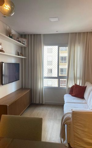 Apartamento à venda com 46m², 2 quartos e 1 vaga Apartamento à venda com 46m², 2 quartos e 1 vagaSala