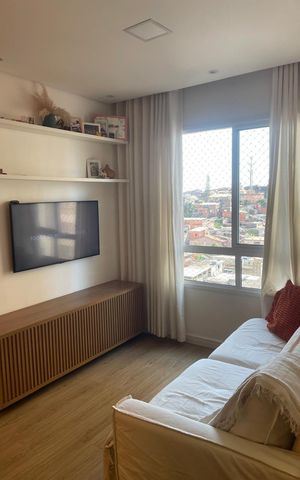 Apartamento à venda com 46m², 2 quartos e 1 vaga Apartamento à venda com 46m², 2 quartos e 1 vagaSala