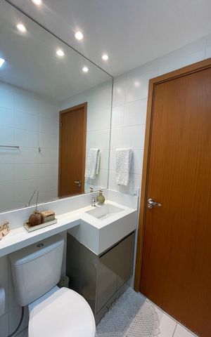 Apartamento à venda com 46m², 2 quartos e 1 vaga Apartamento à venda com 46m², 2 quartos e 1 vagaBanheiro