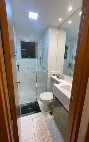 Apartamento à venda com 46m², 2 quartos e 1 vaga Apartamento à venda com 46m², 2 quartos e 1 vagaBanheiro
