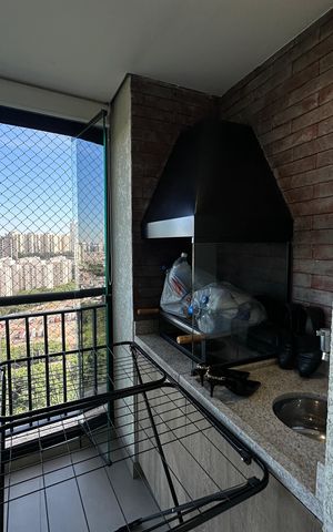 Apartamento à venda com 86m², 2 quartos e 2 vagasChurrasqueira
