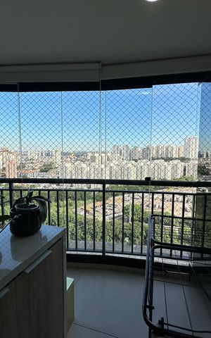 Apartamento à venda com 86m², 2 quartos e 2 vagasChurrasqueira