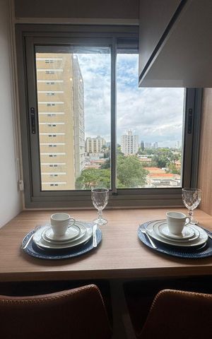 Studio para alugar com 24m², 1 quarto e sem vaga