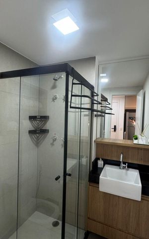 Studio para alugar com 24m², 1 quarto e sem vaga