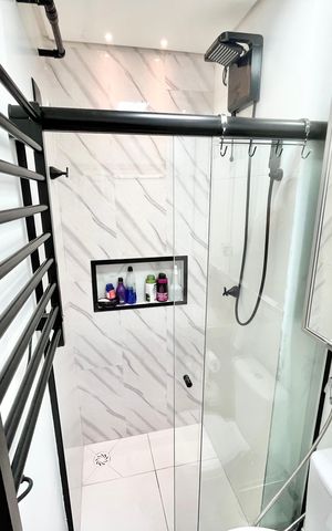 Studio à venda com 27m², 1 quarto e sem vaga Studio à venda com 27m², 1 quarto e sem vagaBanheiro