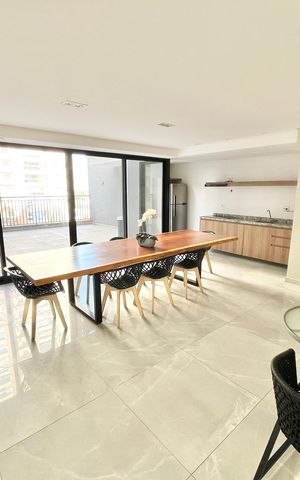 Studio à venda com 27m², 1 quarto e sem vaga Studio à venda com 27m², 1 quarto e sem vagaÁrea gourmet