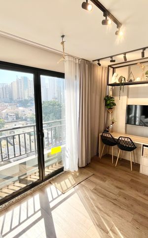 Studio à venda com 27m², 1 quarto e sem vaga Studio à venda com 27m², 1 quarto e sem vagaSala/Quarto/Cozinha