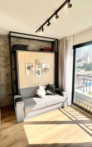 Studio à venda com 27m², 1 quarto e sem vaga Studio à venda com 27m², 1 quarto e sem vagaSala/Quarto/Cozinha