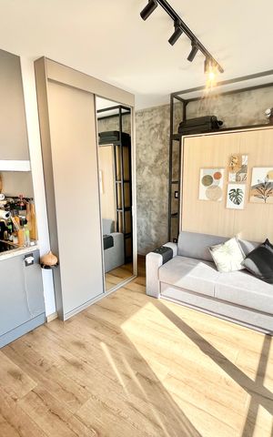 Studio à venda com 27m², 1 quarto e sem vaga Studio à venda com 27m², 1 quarto e sem vagaSala/Quarto/Cozinha