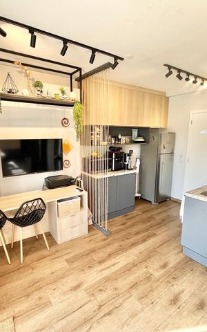 Studio à venda com 27m², 1 quarto e sem vaga Studio à venda com 27m², 1 quarto e sem vagaSala/Quarto/Cozinha