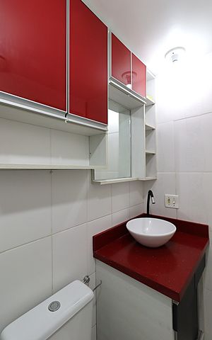 Apartamento à venda com 58m², 2 quartos e 1 vagaBanheiro 