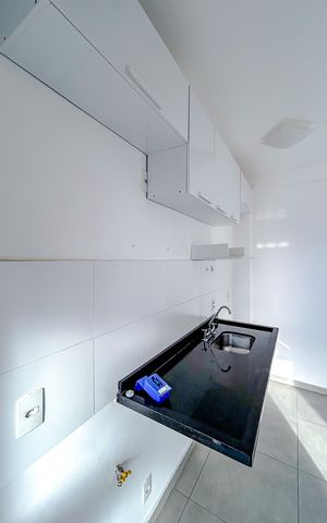 Apartamento para alugar com 38m², 1 quarto e 1 vagaCozinha e Área de Serviço