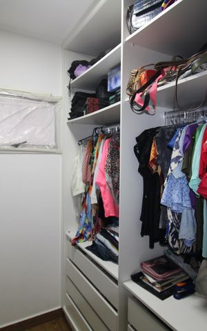 Apartamento à venda com 125m², 3 quartos e 2 vagasCloset da Suíte