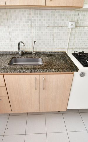 Casa de condomínio à venda com 62m², 1 quarto e 2 vagasCozinha