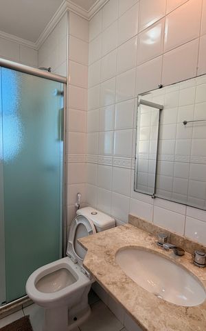 Apartamento à venda com 118m², 4 quartos e 3 vagasBanheiro Social