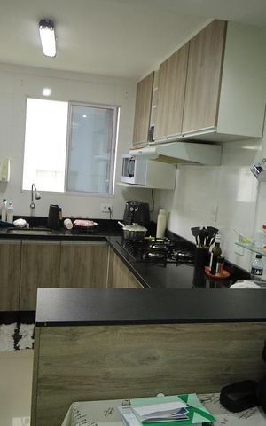 Apartamento à venda com 48m², 2 quartos e 1 vagaCozinha 