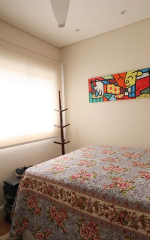 Apartamento à venda com 132m², 3 quartos e 2 vagasQuarto 3
