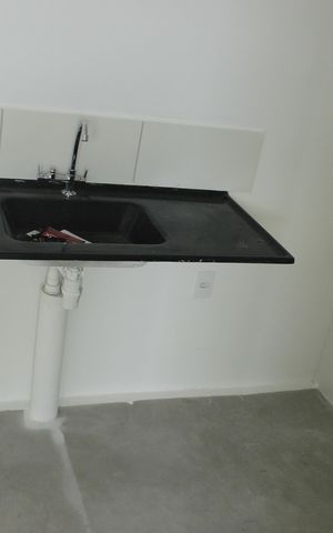 Apartamento à venda com 34m², 2 quartos e sem vagaCozinha e lavanderia