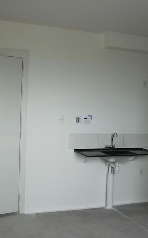 Apartamento à venda com 34m², 2 quartos e sem vagaCozinha e lavanderia