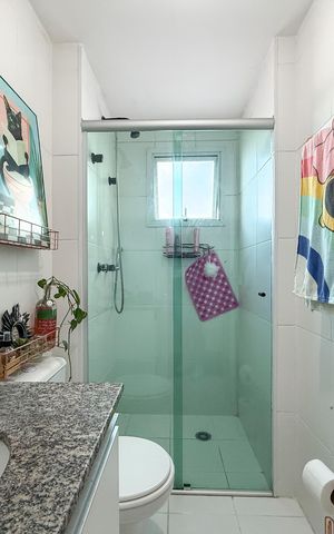 Apartamento à venda com 62m², 2 quartos e 1 vaga Apartamento à venda com 62m², 2 quartos e 1 vagaBanheiro