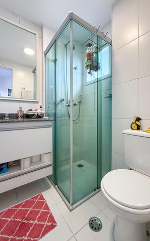 Apartamento à venda com 62m², 2 quartos e 1 vaga Apartamento à venda com 62m², 2 quartos e 1 vagaBanheiro da Suíte