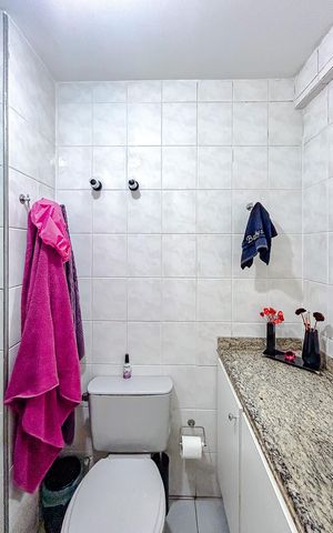Apartamento à venda com 70m², 3 quartos e 2 vagasBanheiro da Suíte