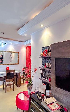 Apartamento à venda com 70m², 3 quartos e 2 vagasSala
