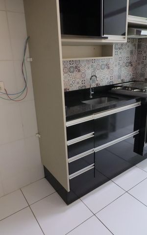Apartamento à venda com 46m², 2 quartos e 1 vagaCozinha e Área de Serviço