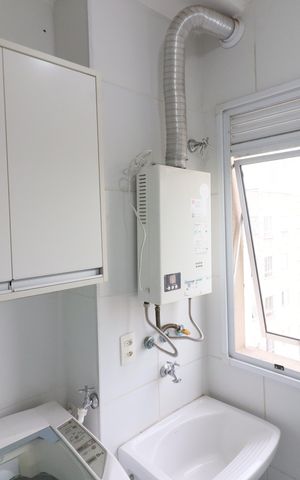 Apartamento à venda com 46m², 2 quartos e 1 vagaCozinha e Área de Serviço