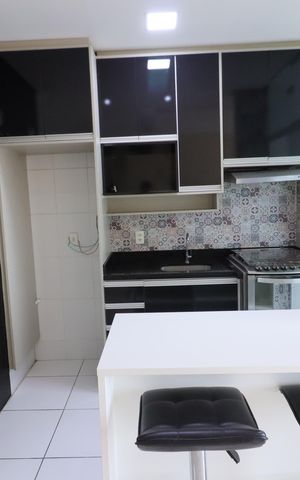 Apartamento à venda com 46m², 2 quartos e 1 vagaCozinha e Área de Serviço