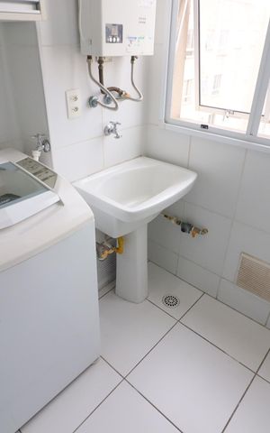 Apartamento à venda com 46m², 2 quartos e 1 vagaCozinha e Área de Serviço