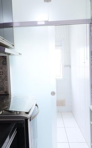 Apartamento à venda com 46m², 2 quartos e 1 vagaCozinha e Área de Serviço