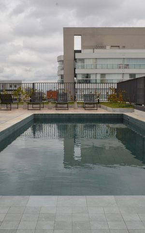 Studio para alugar com 43m², 1 quarto e sem vagaPiscina