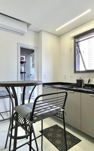 Studio à venda com 32m², 1 quarto e sem vagaCozinha