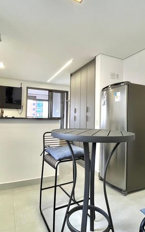 Studio à venda com 32m², 1 quarto e sem vagaCozinha