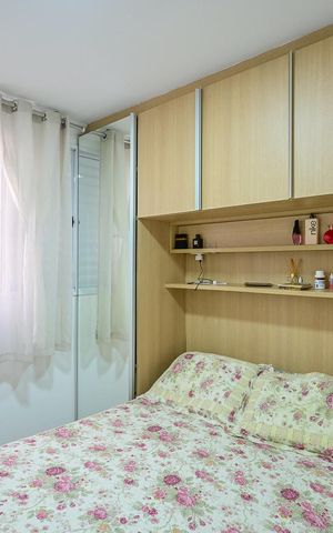 Apartamento para alugar com 44m², 2 quartos e 1 vagaQuarto 1