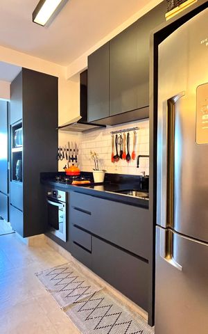 Apartamento à venda com 77m², 2 quartos e 2 vagas Apartamento à venda com 77m², 2 quartos e 2 vagasCozinha