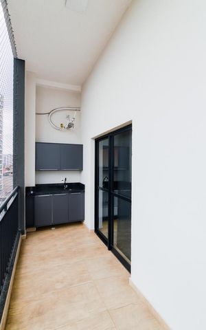 Studio à venda com 32m², 1 quarto e sem vagaVaranda