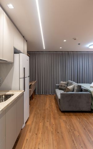 Studio à venda com 34m², 1 quarto e sem vaga Studio à venda com 34m², 1 quarto e sem vagaCozinha