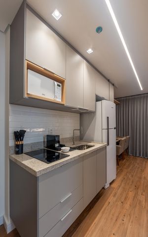Studio à venda com 34m², 1 quarto e sem vaga Studio à venda com 34m², 1 quarto e sem vagaCozinha