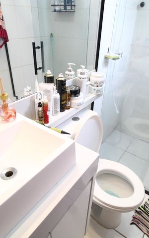 Apartamento para alugar com 60m², 2 quartos e 1 vagaBanheiro do Quarto 2
