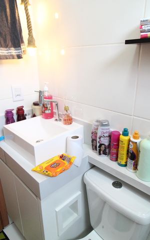 Apartamento para alugar com 60m², 2 quartos e 1 vagaBanheiro Social