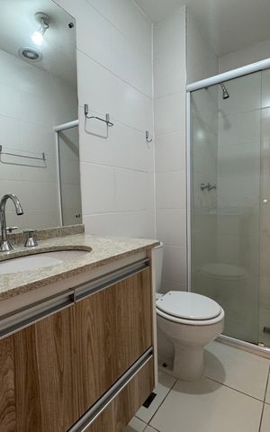 Apartamento à venda com 41m², 1 quarto e 1 vaga Apartamento à venda com 41m², 1 quarto e 1 vagaBanheiro