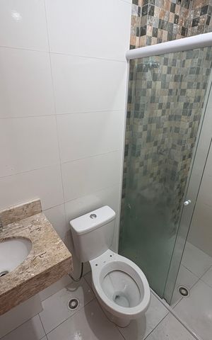Apartamento para alugar com 60m², 2 quartos e sem vaga Apartamento para alugar com 60m², 2 quartos e sem vagaBanheiro