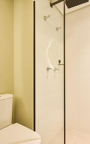 Studio para alugar com 38m², 1 quarto e sem vaga Studio para alugar com 38m², 1 quarto e sem vagaBanheiro